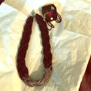 Necklace and earrings set